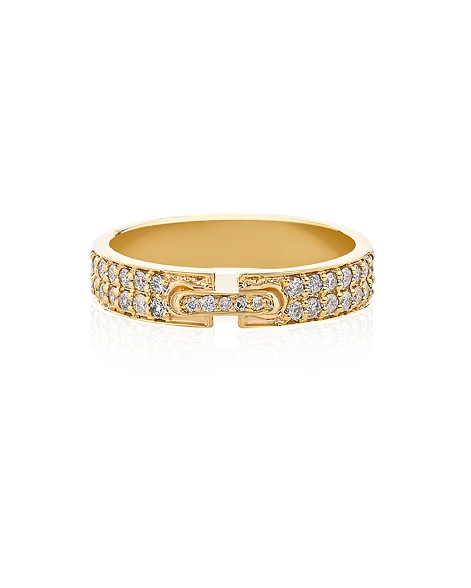 La DiaMantés | The Divine Link Diamond Ring